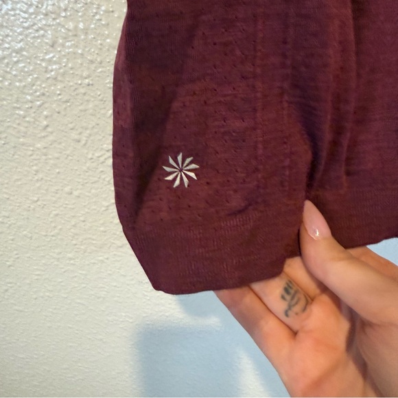 Athleta Burgundy athletic Tank Top S - Picture 3 of 4